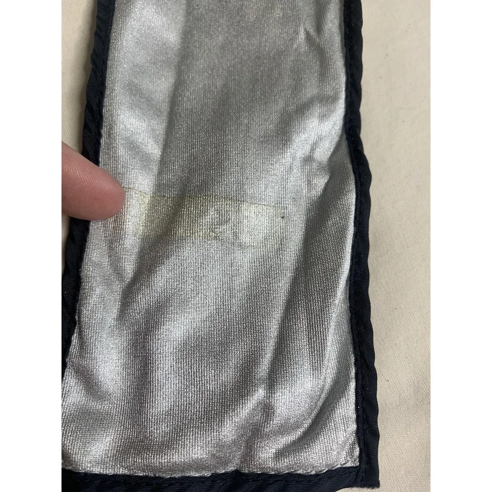 Vintage  Silver‎ & Black  Barbie Full Zip Garment Bag